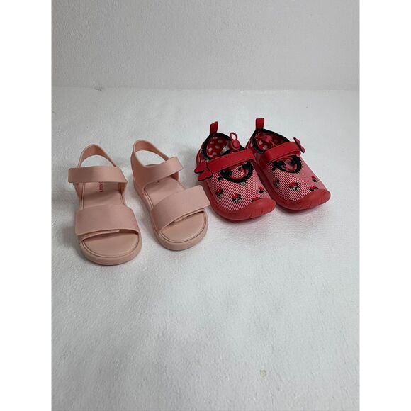 Bundle of Kids Shoes Ground Up Minnie Mouse Water Shoes Old Navy Sandals 8 - Picture 2 of 14